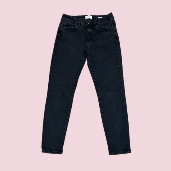 Closed Women’s Baker Mid-Rise Skinny Jeans Made in Italy Black Sz 26 - Picture 1 of 12
